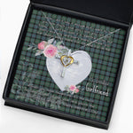 Gift For My Beautiful Girlfriend Necklace Valentine Necklace Clan Melville Tartan Cross Dancing Necklace Scottish Tartan Jewelry