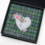 Gift For My Beautiful Girlfriend Necklace Valentine Necklace Clan MacThomas Ancient Tartan Cross Dancing Necklace Scottish Tartan Jewelry