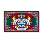 Doormat - Welcome Mat Scottish Fotheringham Clan Badge Tartan Door Mat, Plaid Doormat