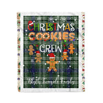 Personalized Gift Tartan Plaid Blanket Clan Blyth Tweeside With Christmas Cookie Baking Crew Christmas Gift Blanket, Plaid Blanket, Christmas Fleece Blanket, Christmas Blanket, Tartan Blanket, Scottish Blanket, Scotland Blanket, Family Name Blanket, Custom Blanket, Personalized Blanket