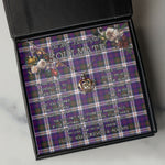 To My Beautiful Soulmate Necklace In Your Eyes I Have Found My Home Clan MacDonald Dress Modern Tartan Crown Pendant Necklace