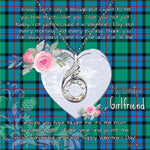 Rising Phoenix Necklace - Valentine Necklace Clan Flower Of Scotland Tartan Gift for Girlfriend, Gift for My Wife Rising Phoenix Necklace