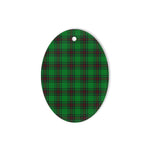 Ged Tartan Oval Ornaments, Christmas Tree Ornament, Plaid Christmas Ornaments, Ceramic Oval Christmas Tree Decoration, Tartan Oval Ornaments, Christmas Tree Ornament, Plaid Christmas Ornaments, Ceramic Oval Christmas Tree Decoration