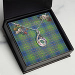 To My Beautiful Soulmate Necklace In Your Eyes I Have Found My Home Clan Johnston Ancient Tartan Rising Phoenix Necklace