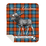 Scotstee Shop Plaid Tartan Blanket With Moose Clan MacLachlan Ancient Plaid Blanket, plaid blanket australia,plaid blanket canada,plaid christmas blanket,plaid fleece sherpa blanket,plaid sherpa blanket canada,plaid sherpa blanket lipstick,plaid sherpa blanket pink,plaid sherpa blanket queen