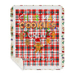 Personalized Gift Tartan Plaid Blanket Clan Renton With Christmas Cookie Baking Crew Christmas Gift Sherpa Blanket, tartan sherpa blanket,buffalo plaid sherpa blanket,christmas sherpa blanket,Christmas Throw Blanket,green plaid sherpa blanket,green sherpa blanket