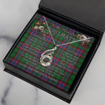 To My Beautiful Soulmate Necklace In Your Eyes I Have Found My Home Clan McGeachie Tartan Rising Phoenix Necklace