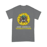 Scotstee Shop - Sunflower Veteran Father Veteran Army American Shirts Army Veteran Shirts Army Shirts