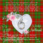 Rising Phoenix Necklace - Valentine Necklace Clan Burnett Ancient Tartan Gift for Girlfriend, Gift for My Wife Rising Phoenix Necklace