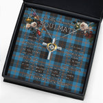 To My Beautiful Soulmate Necklace In Your Eyes I Have Found My Home Clan Garden Tartan Cross Dancing Necklace