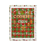 Personalized Gift Tartan Plaid Blanket Clan MacGregor With Christmas Cookie Baking Crew Christmas Gift Blanket, Plaid Blanket, Christmas Fleece Blanket, Christmas Blanket, Tartan Blanket, Scottish Blanket, Scotland Blanket, Family Name Blanket, Custom Blanket, Personalized Blanket