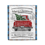 Tartan Blanket Vintage Red Truck with Christmas Tree Family Scottish Clan Anderson plaid blanket, red plaid blanket, buffalo plaid blanket, green plaid blanket, plaid fleece blanket, blue plaid blanket, red tartan blanket, tartan plaid blanket, black and white plaid blanket, , christmas plaid blanket, orange plaid blanket, tartan plaid throw blanket, pink plaid blanket, brown plaid blanket, buffalo check blanket