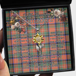 To My Beautiful Soulmate Sunflower Necklace In Your Eyes I Have Found My Home Clan Stewart Royal Ancient Tartan Jewelry For Girlfriend