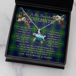 Sea Turtle Necklace To My Beautiful Soulmate Necklace In Your Eyes I Have Found My Home Clan Oliphant Tartan Blue Turtle Necklace