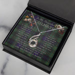 To My Beautiful Soulmate Necklace In Your Eyes I Have Found My Home Clan Monteith Modern Tartan Rising Phoenix Necklace