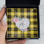 Rising Phoenix Necklace - Valentine Necklace Clan Barclay Tartan Gift for Girlfriend, Gift for My Wife Rising Phoenix Necklace