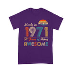Vintage 1971 Made in 1971 50th birthday 50 years old Gift Birthday Shirt For 50th Birthday Shirt mens vintage 1971 t shirt - Scotstee Shop