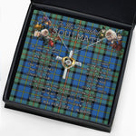 To My Beautiful Soulmate Necklace In Your Eyes I Have Found My Home Clan MacCorquodale Tartan Cross Dancing Necklace