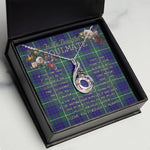 To My Beautiful Soulmate Necklace In Your Eyes I Have Found My Home Clan Hamilton Hunting Modern Tartan Rising Phoenix Necklace