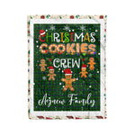 Personalized Gift Tartan Plaid Blanket Clan Agnew Hunting With Christmas Cookie Baking Crew Christmas Gift Blanket, Plaid Blanket, Christmas Fleece Blanket, Christmas Blanket, Tartan Blanket, Scottish Blanket, Scotland Blanket, Family Name Blanket, Custom Blanket, Personalized Blanket