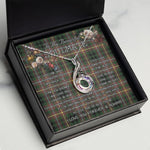 To My Beautiful Soulmate Necklace In Your Eyes I Have Found My Home Clan Buchanan Hunting Tartan Rising Phoenix Necklace
