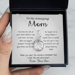 Rising Phoenix Necklace - Mom Necklace - Gift For Mom From Son - You Have Been My Biggest Champion Mother's Day Gift
