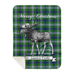 Scotstee Shop Plaid Tartan Blanket With Moose Clan Johnston Dress Plaid Blanket, plaid blanket australia,plaid blanket canada,plaid christmas blanket,plaid fleece sherpa blanket,plaid sherpa blanket canada,plaid sherpa blanket lipstick,plaid sherpa blanket pink,plaid sherpa blanket queen