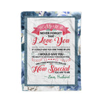 Scotstee Shop - Personalized To My Wife Art To My Wife How Special Gifts Fleece Blanket