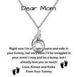 Rising Phoenix Necklace - Mom Necklace, Mom To Be Necklace, Pregnancy Gift For Mom To Be, Mommy Present From Unborn Baby, Gift For Expecting Moms