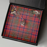 To My Beautiful Soulmate Necklace In Your Eyes I Have Found My Home Clan Lumsden Tartan Crown Pendant Necklace