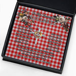 To My Beautiful Soulmate Necklace In Your Eyes I Have Found My Home Clan Lennox Dress Tartan Cross Dancing Necklace