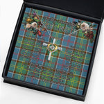 To My Beautiful Soulmate Necklace In Your Eyes I Have Found My Home Clan Whitelaw Tartan Cross Dancing Necklace