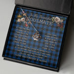To My Beautiful Soulmate Necklace In Your Eyes I Have Found My Home Clan Home Hume Tartan Crown Pendant Necklace
