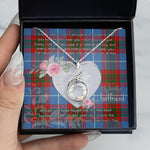 Rising Phoenix Necklace - Valentine Necklace Clan Newton Tartan Gift for Girlfriend, Gift for My Wife Rising Phoenix Necklace