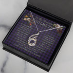 To My Beautiful Soulmate Necklace In Your Eyes I Have Found My Home Clan Horsburgh Tartan Rising Phoenix Necklace
