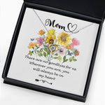 Cross Dancing Necklace - Mother Necklace - You Will Always Be In My Heart - Mother's Day Necklace