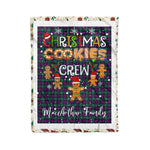 Personalized Gift Tartan Plaid Blanket Clan MacArthur of Milton With Christmas Cookie Baking Crew Christmas Gift Blanket, Plaid Blanket, Christmas Fleece Blanket, Christmas Blanket, Tartan Blanket, Scottish Blanket, Scotland Blanket, Family Name Blanket, Custom Blanket, Personalized Blanket