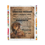 Scotstee Shop - Personalized To My Husband A Moment To My Gorgeous Husband Gifts Fleece Blanket