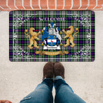 Doormat - Tartan Door Mat The Family Davidson of Tulloch Dress Welcome Mat, Plaid Doormat Scottish