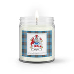 Soy Wax Candle - Buffalo Plaid Candle Angus Ancient Family Crest Tartan Plaid Soy Wax Candle, oil candle, candle handmade, wax candle, soy wax, nature wax, natural soy wax, natural soy candles, natural candle
