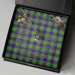 To My Beautiful Soulmate Necklace In Your Eyes I Have Found My Home Clan Colville Tartan Crown Pendant Necklace