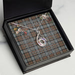 To My Beautiful Soulmate Necklace In Your Eyes I Have Found My Home Clan MacLaren Weathered Tartan Rising Phoenix Necklace