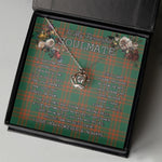 To My Beautiful Soulmate Necklace In Your Eyes I Have Found My Home Clan Menzies Green Ancient Tartan Crown Pendant Necklace