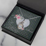 Rising Phoenix Necklace - Valentine Necklace Clan Melville Tartan Gift for Girlfriend, Gift for My Wife Rising Phoenix Necklace