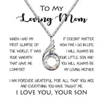 Rising Phoenix Necklace - To My Loving Mom - Your Warmth Gve Me Comfort Mother's Day Gift Necklace Form Son