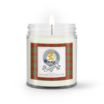 Soy Wax Candle - Buffalo Plaid Candle Clan Badge Cumming Modern Tartan Plaid Soy Wax Candle, oil candle, candle handmade, wax candle, soy wax, nature wax, natural soy wax, natural soy candles, natural candle