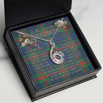 To My Beautiful Soulmate Necklace In Your Eyes I Have Found My Home Clan Aiton Ancient Tartan Rising Phoenix Necklace