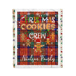 Personalized Gift Tartan Plaid Blanket Clan Nicolson Ancient With Christmas Cookie Baking Crew Christmas Gift Blanket, Plaid Blanket, Christmas Fleece Blanket, Christmas Blanket, Tartan Blanket, Scottish Blanket, Scotland Blanket, Family Name Blanket, Custom Blanket, Personalized Blanket