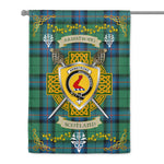 House Flag - Armstrong Ancient Irish Shield Celtic Cross Tartan Garden Flag St Patrick's Day Garden Flag