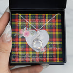Rising Phoenix Necklace - Valentine Necklace Clan Buchanan Modern Tartan Gift for Girlfriend, Gift for My Wife Rising Phoenix Necklace
